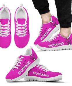 Ford Mustang Pink Running Shoes Gift 3