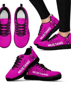 Ford Mustang Pink Running Shoes Gift 4