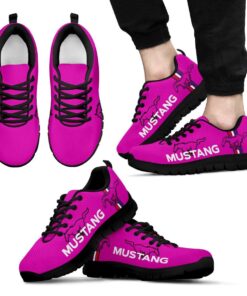 Ford Mustang Pink Running Shoes Gift 5