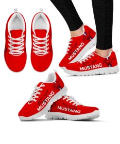 Ford Mustang Red Running Shoes Gift