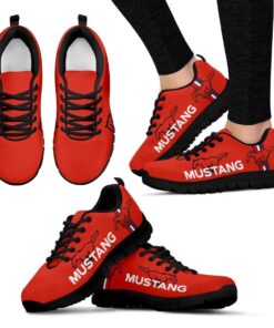 Ford Mustang Red Running Shoes Gift 2