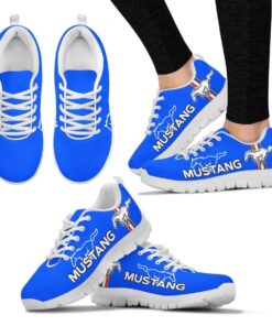 Ford Mustang Vista Blue Running Shoes Best Gift