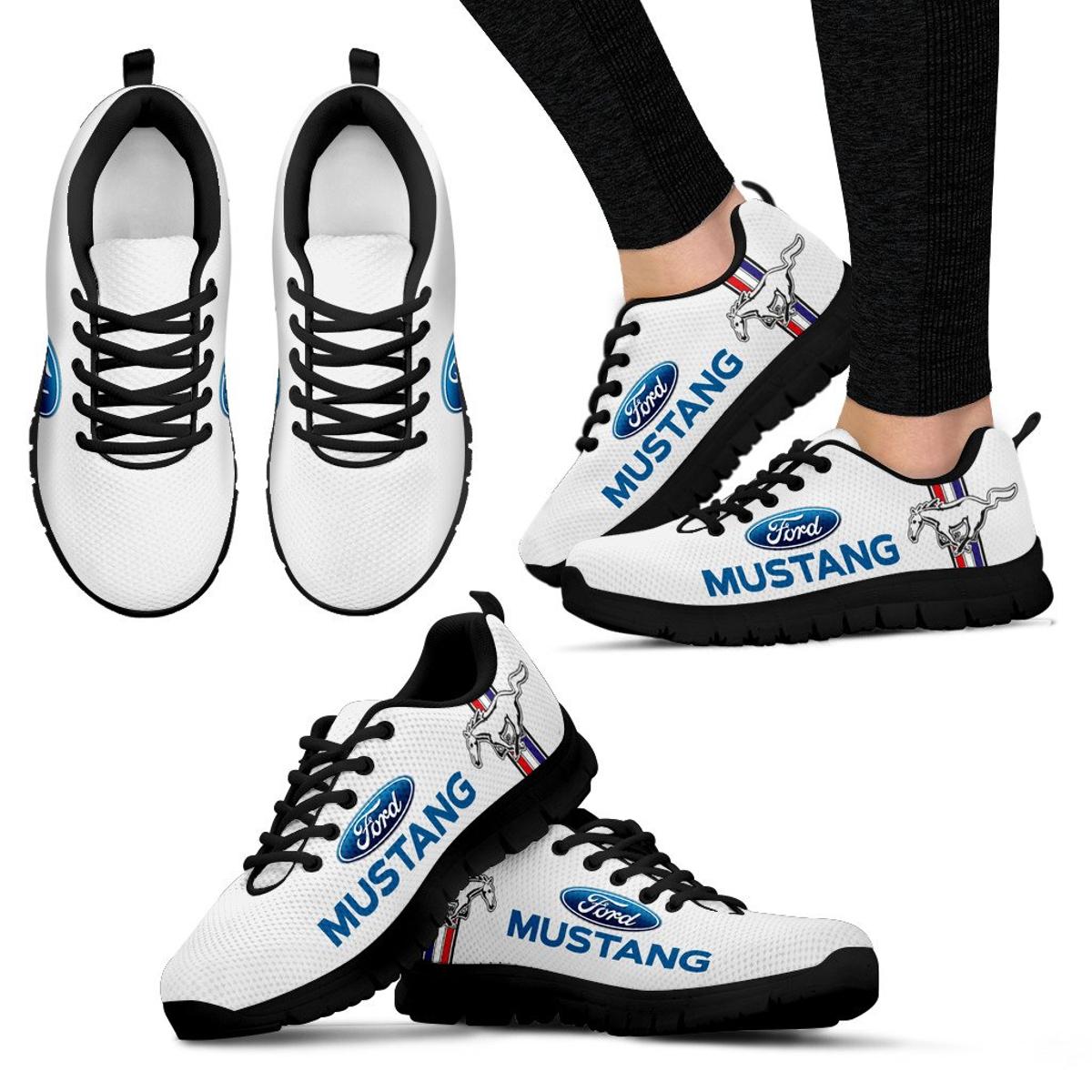 Ford Mustang Black Running Shoes Gift