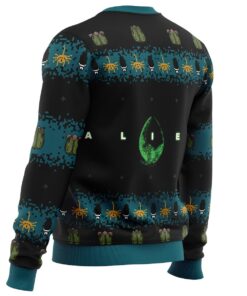 Free Hugs Alien Facehugger Funny Ugly Christmas Sweater Gift For Horror Movie Fans 3