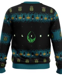 Free Hugs Alien Facehugger Funny Ugly Christmas Sweater Gift For Horror Movie Fans 4