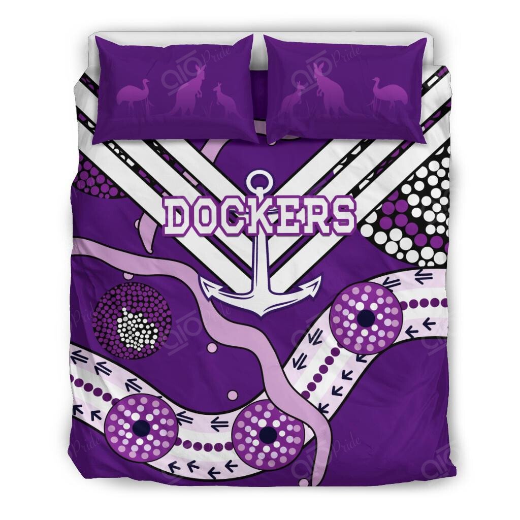 Fremantle Dockers Black Indigenous Freo Doona Cover