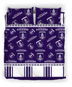 Fremantle Dockers Purple Multi Logo Doona Cover