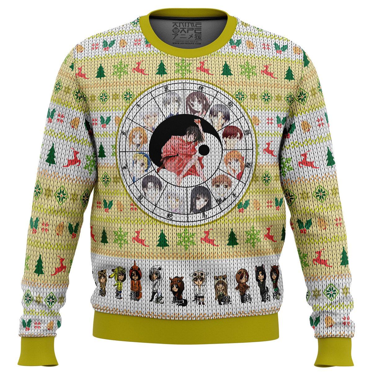 Sword Art Online Main Characters Green Christmas Sweater Best Xmas Outfit For Fans