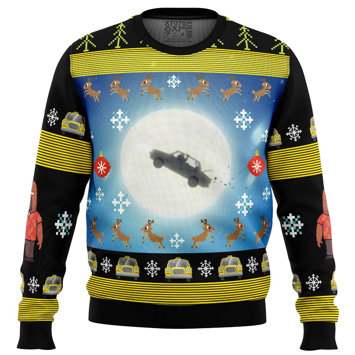 Hiroshi Odokawa Odd Taxi Ugly Christmas Sweater Gift