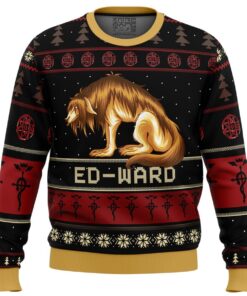 Fullmetal Alchemist Character Chimera Nina Tucker Ed-ward Ugly Christmas Sweater Best Gift Ideas