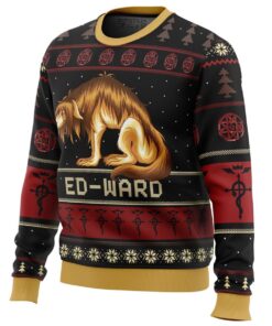 Fullmetal Alchemist Character Chimera Nina Tucker Ed ward Ugly Christmas Sweater Best Gift Ideas 8