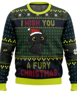 Fury Christmas Toothless Ugly Sweater 1