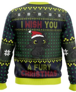 Fury Christmas Toothless Ugly Sweater 2