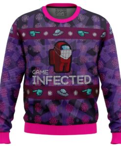 Impostor Hiding Among Us Funny Ugly Christmas Sweater