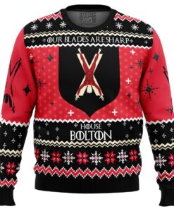 Game Of Thrones House Bolton Ugly Christmas Sweater Gift 1