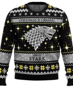 Game Of Thrones House Stark Logo Unisex Ugly Christmas Sweater Best Gift For Men Women
