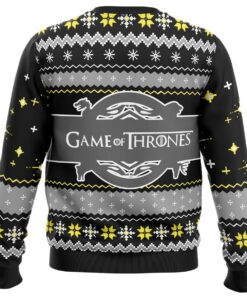 Game Of Thrones House Stark Logo Unisex Ugly Christmas Sweater Best Gift For Men Women 3