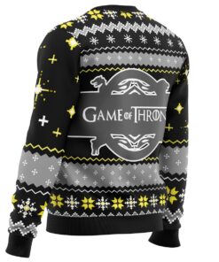 Game Of Thrones House Stark Logo Unisex Ugly Christmas Sweater Best Gift For Men Women 4