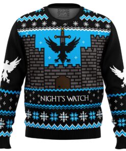 Game Of Thrones Night’s Watch Best Ugly Christmas Sweaters