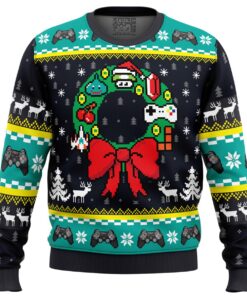 Game On Gamer Funny Christmas Sweaters