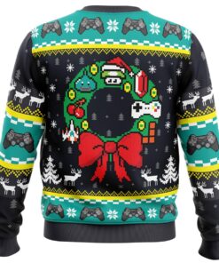 Game On Gamer Funny Christmas Sweaters