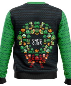 Game Over Nintendo Plus Size Ugly Christmas Sweater 4