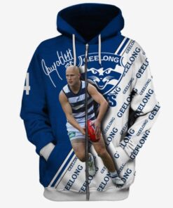 Geelong Cats Gary Ablett Jnr #4 Zip Hoodie Gifts For Lovers
