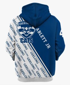 Geelong Cats Gary Ablett Jnr #4 Zip Hoodie Gifts For Lovers