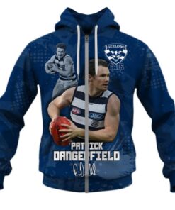 Geelong Cats Patrick Dangerfield Zip Hoodie Funny Gift For Fans