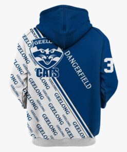 Geelong Cats Patrick Dangerfield Zip Hoodie Gift For Fans