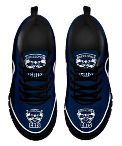 Geelong Cats Running Shoes Black Blue 4