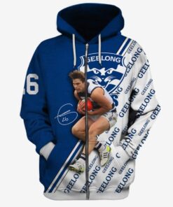 Geelong Cats Tom Hawkin Zip Hoodie Best Gift For Fans