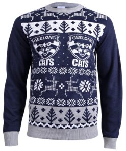 Geelong Cats Ugly Funny Christmas Sweater 1