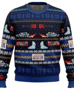 Get Back In Time For Christmas Back To The Future Christmas Sweater For Men And Women