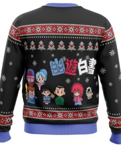 Ghost Fighter Yuyu Hakusho Chibis Christmas Sweater Best Ugly Xmas Sweatter For Fans 2