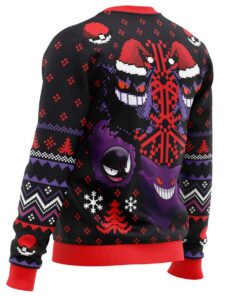 Ghosts Gengar Gastly Pokemon Xmas Style Ugly Christmas Sweater Best Fan Gift Ideas 3