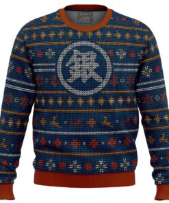 Gintama Holiday Chibi Style Christmas Sweater Xmas Outfit For Fans