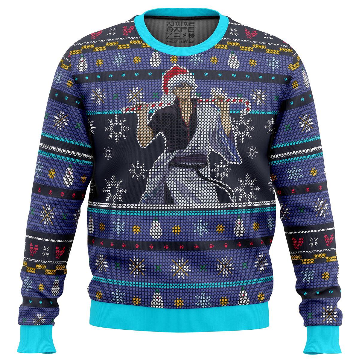 Gintama Smokin Shinsuke Mens Ugly Christmas Sweater