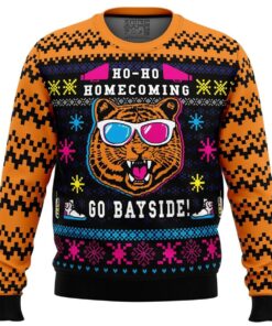 Go Bayside Saved By The Bell Mens Ugly Christmas Sweater 1