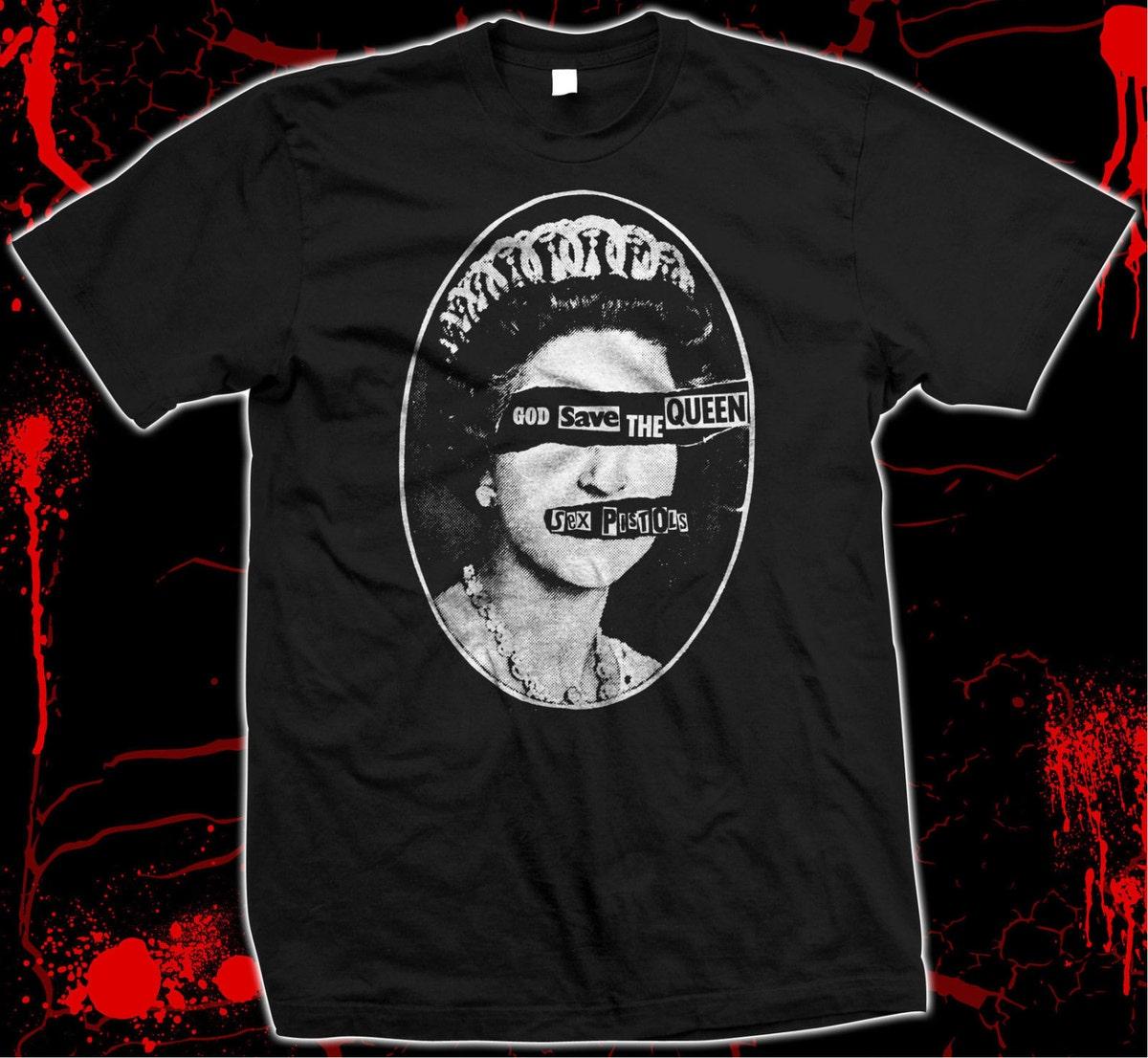 God Save The Queen Sex Pistols Unisex T-shirt Gifts For Punk Rock Music Fans