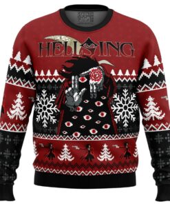 Got Me A Present Alucard Hellsing Ugly Xmas Sweater Best Holiday Gift For Fans