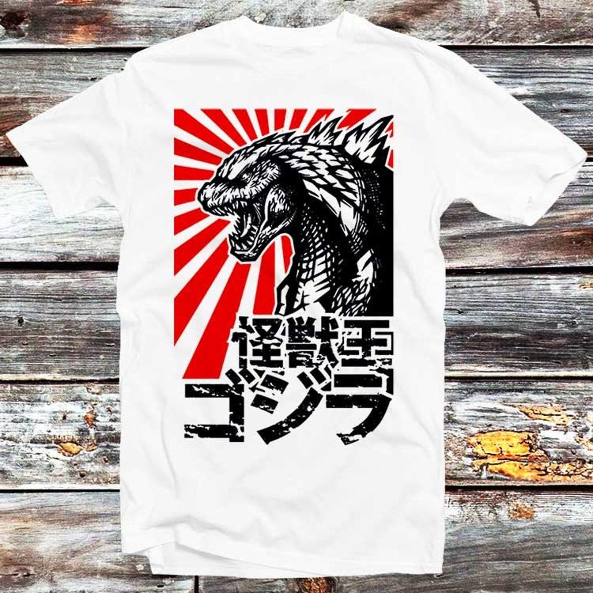 Godzilla Japanese Style Unisex T-shirt Best Fans Gifts