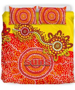 Gold Coast Suns Aboriginal Doona Cover 4