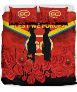 Gold Coast Suns Anzac Day Indigenous Doona Cover 4