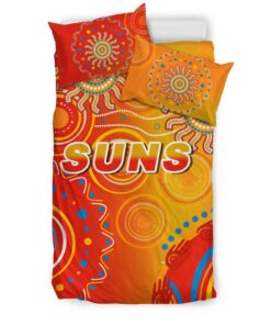 Gold Coast Suns Indigenous Doona Cover