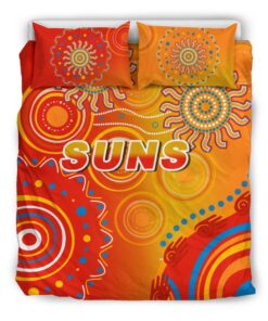 Gold Coast Suns Indigenous Doona Cover 3