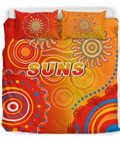 Gold Coast Suns Indigenous Doona Cover 4