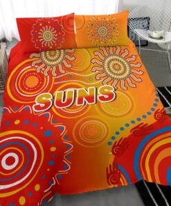 Gold Coast Suns Indigenous Doona Cover 5