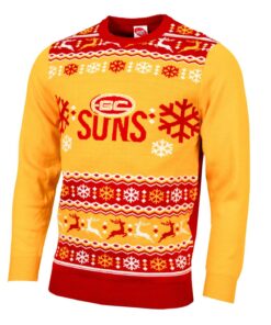 Gold Coast Suns Ugly Christmas Sweater Gift