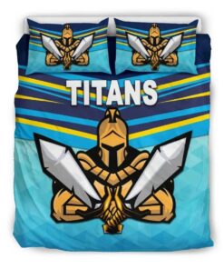 Gold Coast Titans Bedding Set Best Gift For Fans 3